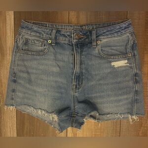 American Eagle Women’s High Rise Denim Jean Shorts Blue Size 4